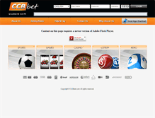 Tablet Screenshot of ccbbet.com
